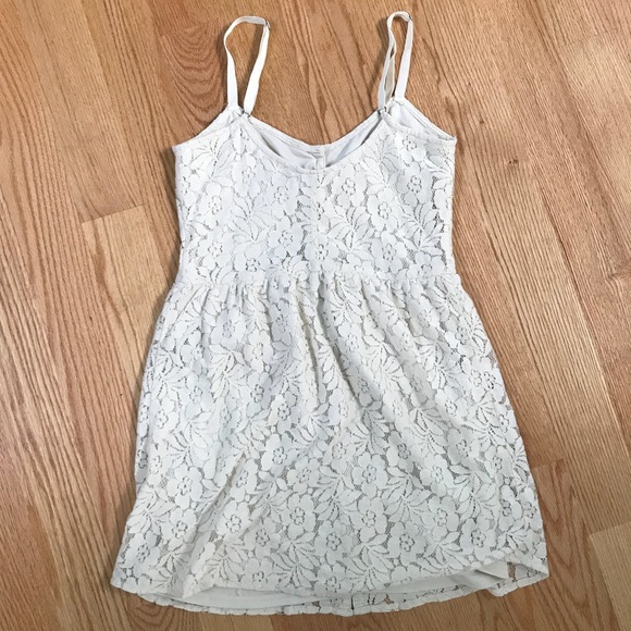 Volcom Cream Lace Summer Dress - Picture 3 of 4